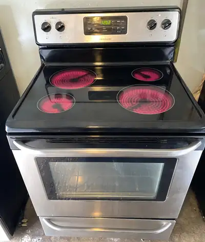 Frigidaire self clean stove 30 day warranty can deliver, View more