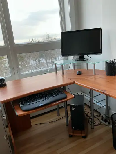 Corner desk unit, View more