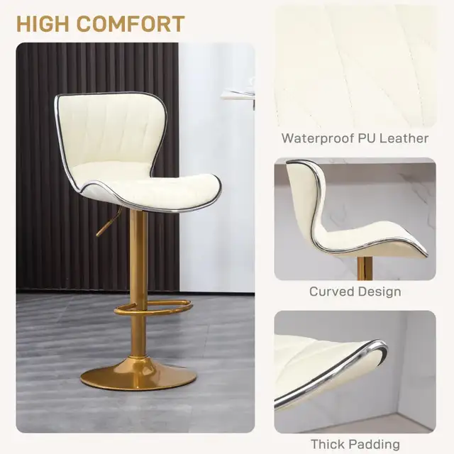 Counter Height Bar Stool, Adjustable Height Bar Chairs in Chairs & Recliners in Markham / York Region - Image 6