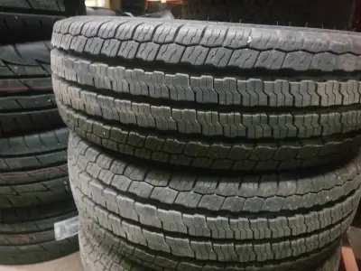 used like-new take-offs 225/75R16C 121/120R E Nexen Roadian CT8 HL BW Promaster $ 650 cash, pick-up...