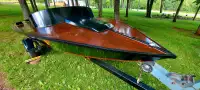 Custom Built 3 yrs ago,Solid Wood,12ft Glen L Jet Boat & Trailer