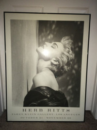 MADONNA Herb Ritts B&W Photo Quality Large 32 x 24 Framed 1989