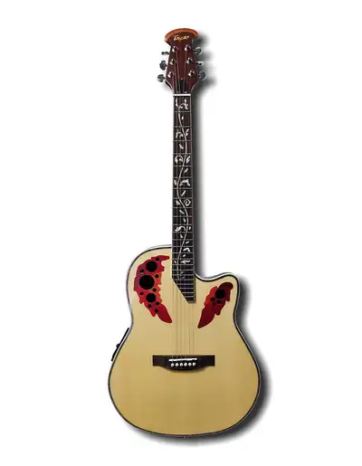 Acoustic Electric Guitar Round back TS-JB41N 41' Round Type Pickup 4 Band Top: Linden B&S: Plastic t...