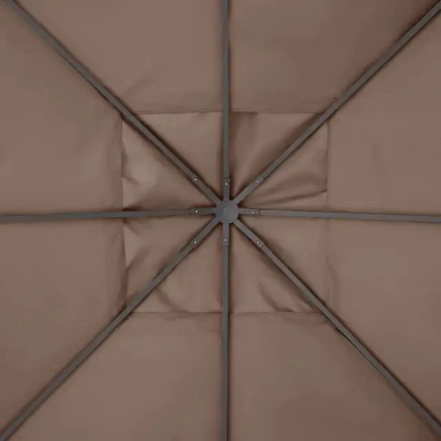 Coffee 10' x 10' top Square Gazebo Canopy Replacement UV Prote in Patio & Garden Furniture in Markham / York Region - Image 11