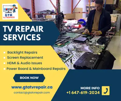 GTA TV Repair – Samsung TV Repair Experts!, View more