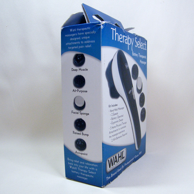 Wahl Therapeutic Hand Held Massager 5 Attachments 2 Speeds in Health & Special Needs in City of Toronto - Image 3