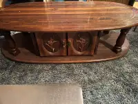 Vintage living room coffee table set 