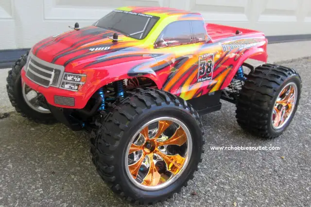 Sale: NEW 1/10 RC TOP2 BRUSHLESS 3S LIPO RC MONSTER TRUCK in Hobbies & Crafts in City of Toronto - Image 8