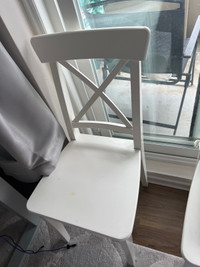 1 ikea wood chair 