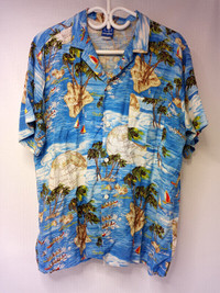 Vintage Ocean Pacific OP Hawaii Hawaiian Button Down Shirt