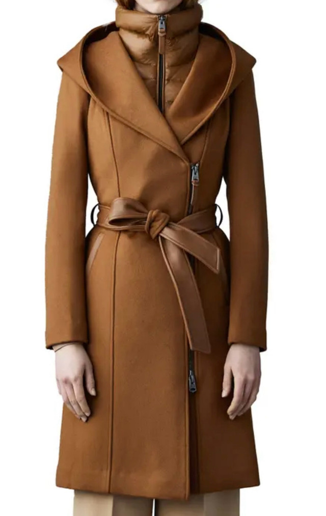 MACKAGE SHIA 2-in-1 double-face wool coat with removable bib dans Femmes - Hauts et vêtements d'extérieur  à Longueuil/Rive Sud