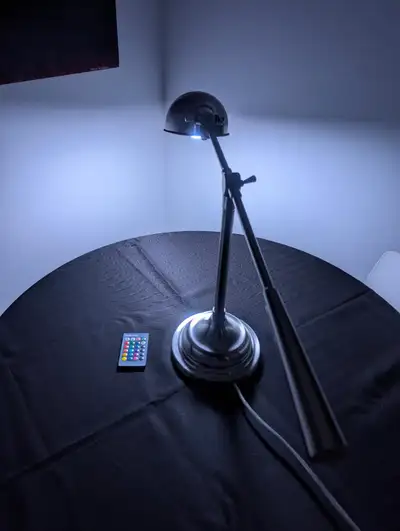 Desk Lamp, Stainless Steel, Solid. Comes with lightbulb, View more