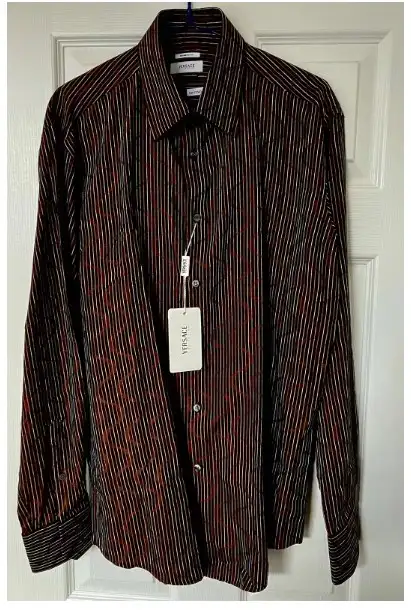 VERSACE Men's Designer Dress Shirt Size:16/42  ( L )NEW with Tag in Men's in Markham / York Region - Image 10