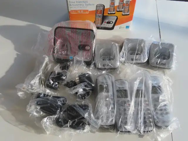 AT&T 4 Handset DECT 6.0 Cordless Answering System with Caller ID in Home Phones & Answering Machines in City of Toronto - Image 7