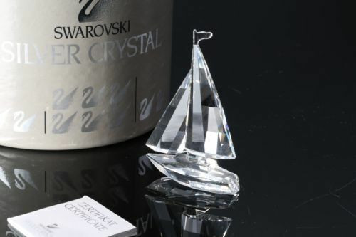 SWAROVSKI Crystal ~ SAILBOAT ~ CRYSTAL YACHT | Arts & Collectibles