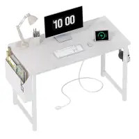 New Lufeiya 40” Computer Desk with Power Outlet