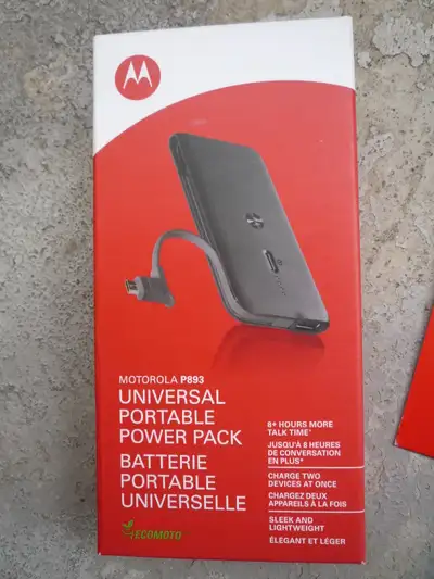 BNIB Motorola Universal portable Power Pack & more selling b993, View more