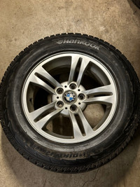 235/65R17: BMW Rims and Hankook winter tires 
