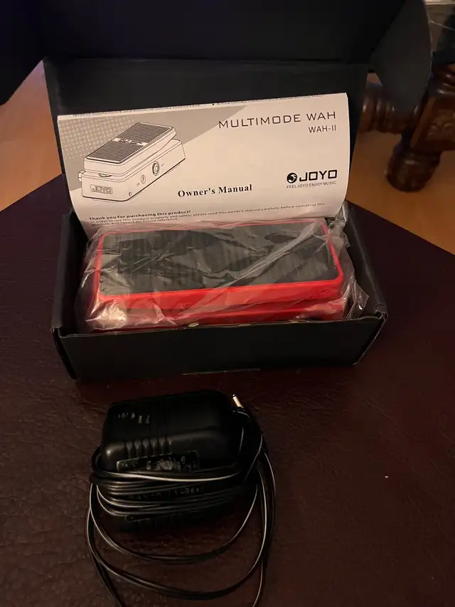 Joyo all metal Wah/Volume Pedal with toe switch & Power adapter in Amps & Pedals in Markham / York Region - Image 2