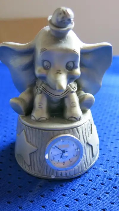 Dumbo Pewter Clock, View more
