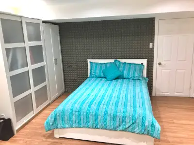 1 Bedroom Studio Basement Apt for Rent - Furnished