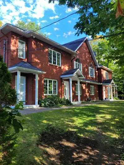 Magnifique appartement à aire ouverte situé au rez-de-jardin d'un immeuble calme et bien entretenu....
