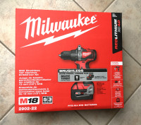 Brand New Milwaukee M18 Brushless 1/2" Compact Hammer Drill kit
