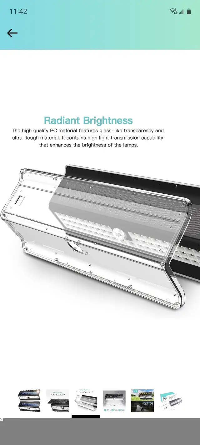 Brand new Solar Motion Sensore lights  2 pcs in Outdoor Lighting in City of Toronto - Image 5