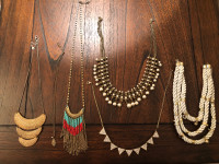Gold Tone Necklaces Collection 