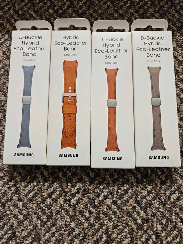 Official Samsung Galaxy Watch Leather Bands in Cell Phone Accessories in Oshawa / Durham Region