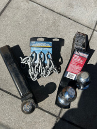 Towing balls/ mounts & chains.