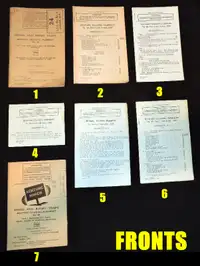 6 Genuine WW2 Mines and Booby Traps, Military Training Pamphlets