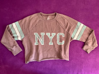 Crop NYC hoodie