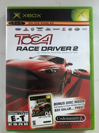 TOCA Race Driver 2 with bonus disc CIB Xbox