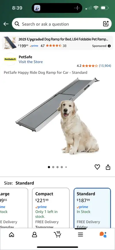 PetSafe Happy Ride Dog Ramp for Car - Standard, View more