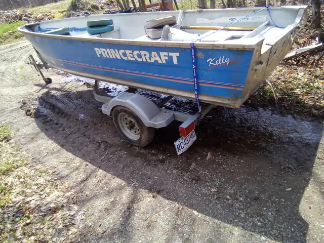 chaloupe 16' aluminium Princecraft, (moteur gratuit) in Powerboats & Motorboats in Sherbrooke - Image 3