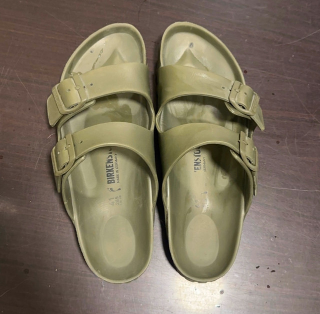 Waterproof army green Birkenstocks in Women's - Shoes in Whitehorse