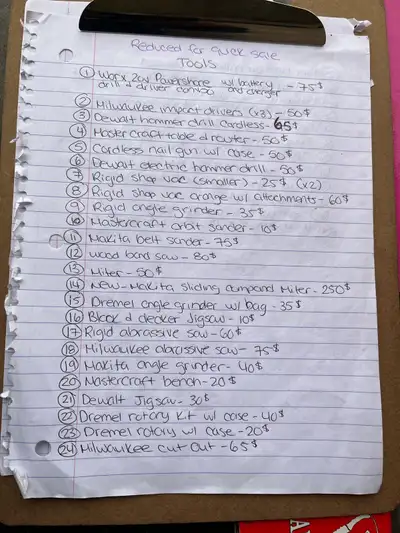 TOOLS- price drop for quick sale, View more