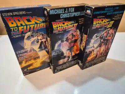 Back to the Future VHS 1-3 $100 obo ***Check my other ads*** Have VCR's for sale to play the VHS