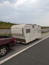 Rare 1960s golden falcon retro camper trailer travel bunkie apt