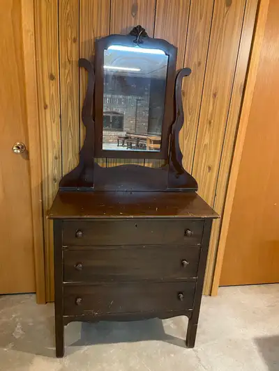 T. Eaton Co. Antique Dresser with Mirror, View more