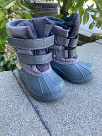 Bottes d’hiver Hichaud pour tout-petit grandeur 6 (22)