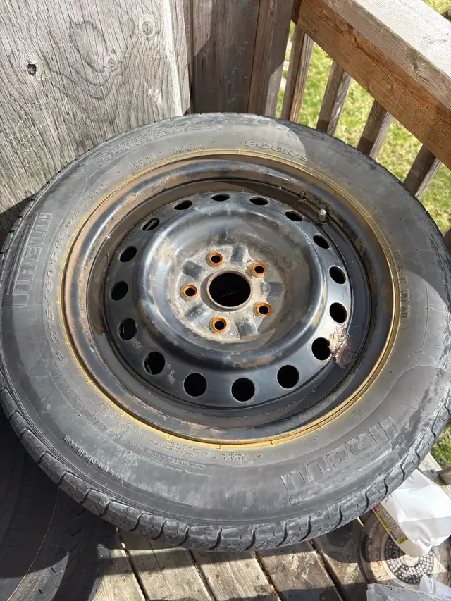 Set of 4 Pirelli All-Season Tires 215/60R16 on Steel Rims in Tires & Rims in Dartmouth - Image 3