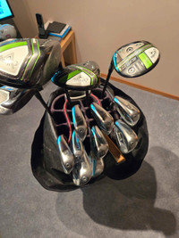 Lh golf clubs and bag