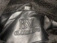 Leather jacket mens XL