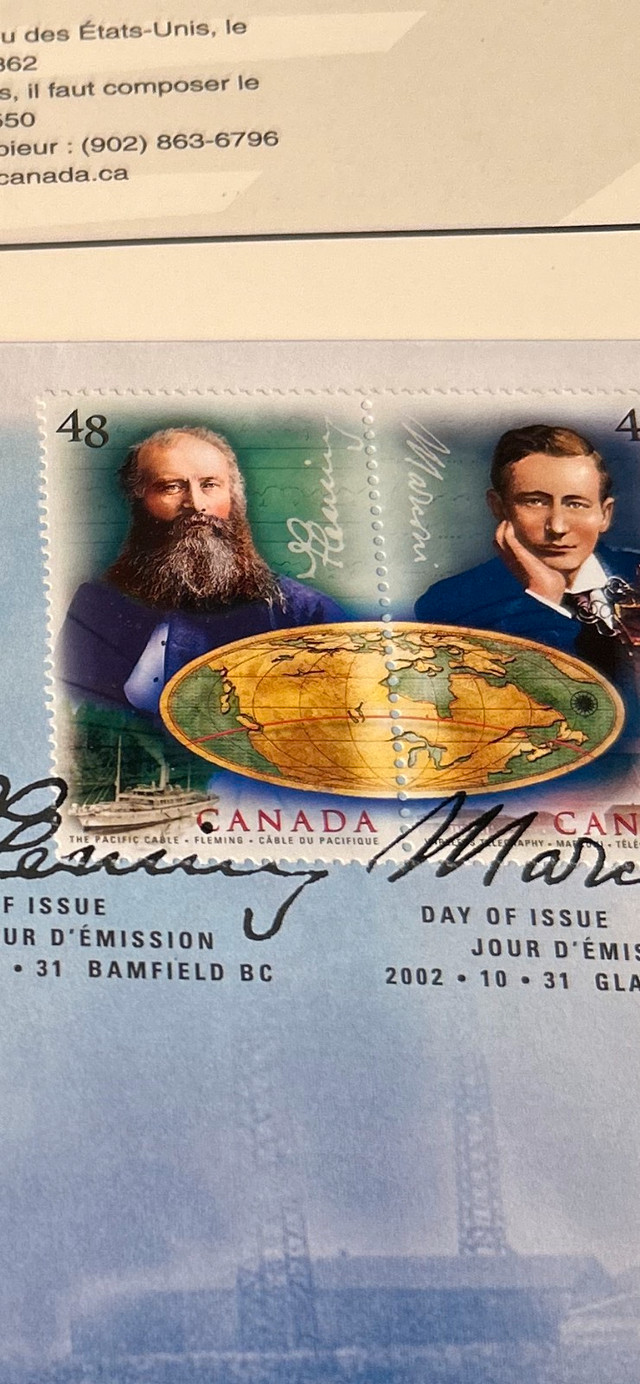 MARCONI and FLEMING 2002 STAMPS in Arts & Collectibles in Mississauga / Peel Region - Image 2