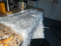 Small Sheepskin style mat for sale