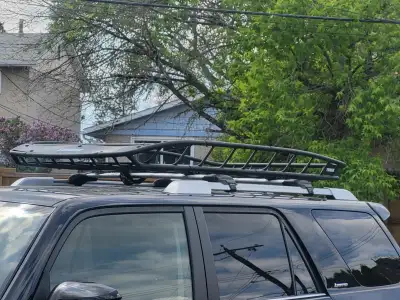 Thule roof basket with extension, View more