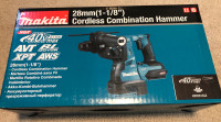 *New* Makita 40v  (1-1/8”) Cordless Hammer drill
