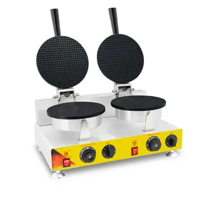Ice Cream Cone Egg Roll Waffle Baker Maker Nonstick 110V 022008, View more